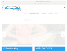 Tablet Screenshot of monika-osteopath.co.uk